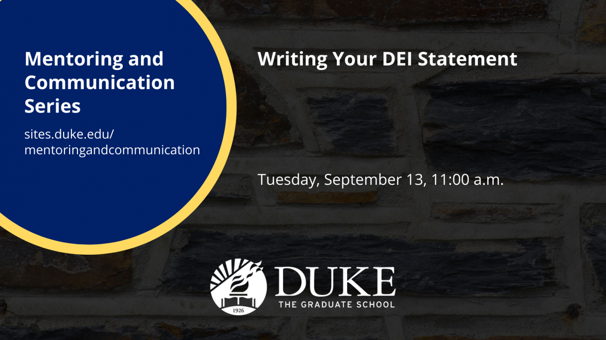Writing Your DEI Statement