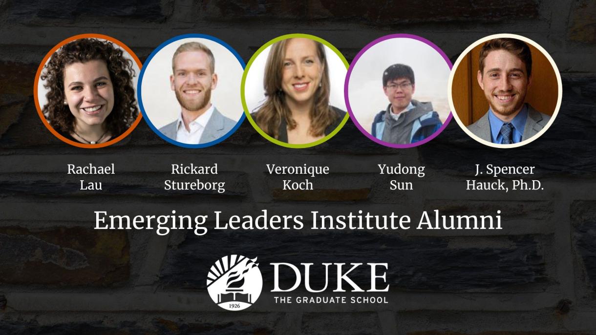 Emerging Leaders Institute alumni panelists for the information session on November 8
