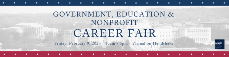 Government, Education & Nonprofit Career Fair 2024