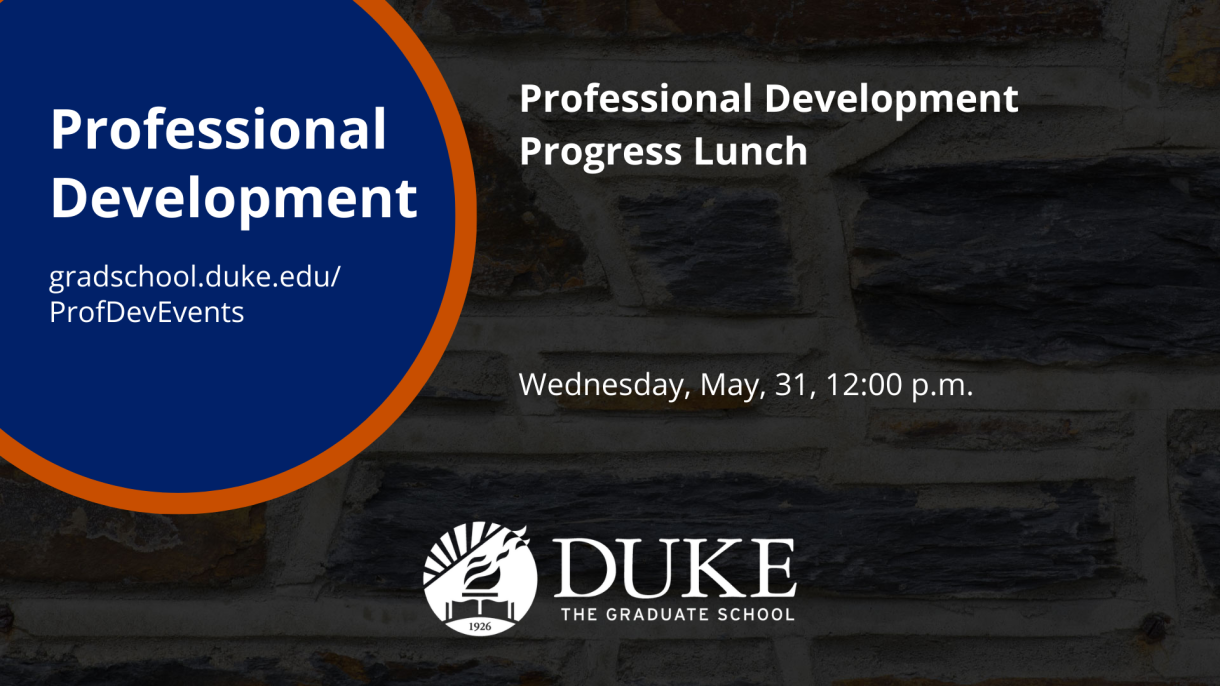 Professional Development Progress Lunch - 5/31/2023