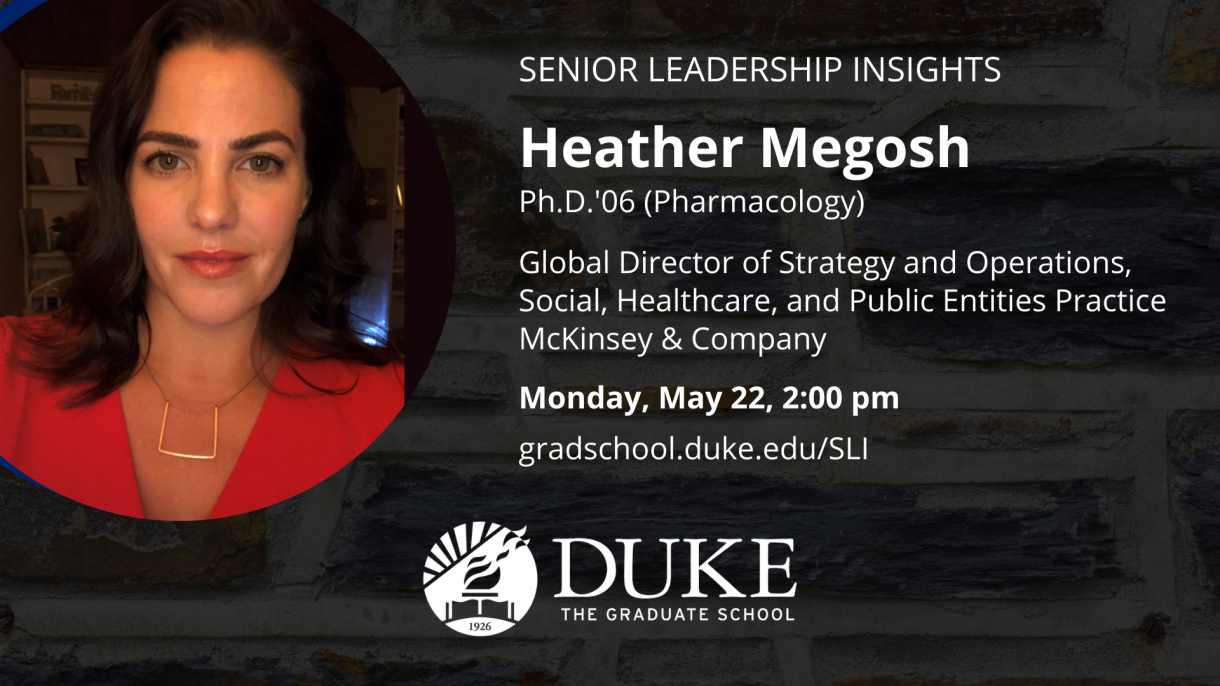 Senior Leadership Insights with Heather Megosh, PhD, Monday, May 22, 2:00 pm