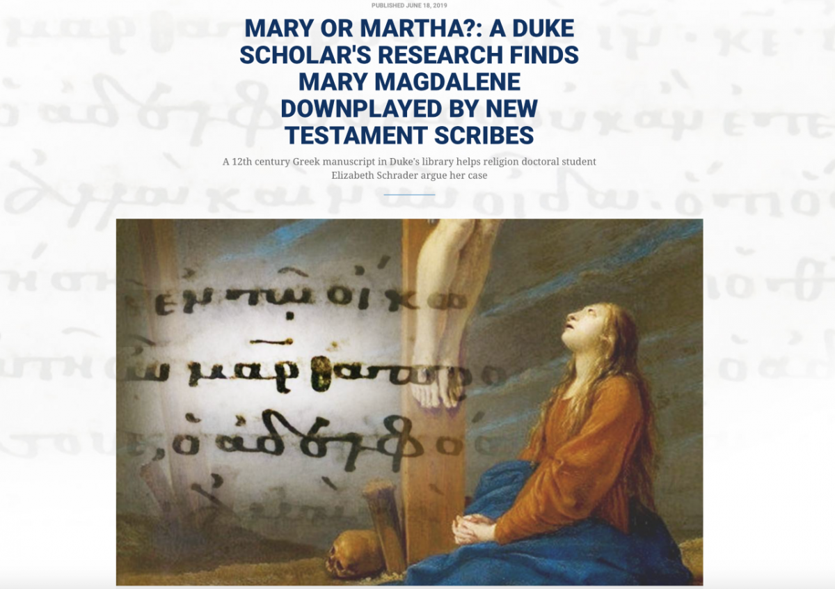 Mary or Martha?