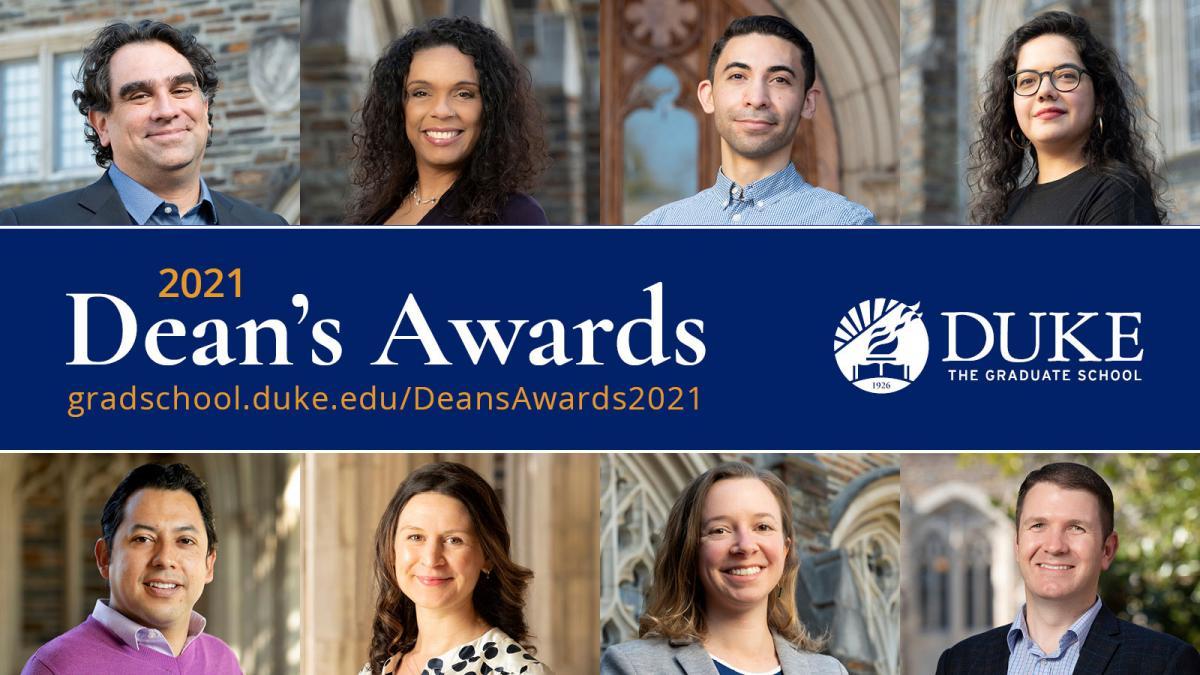 2021 Dean's Award recipients