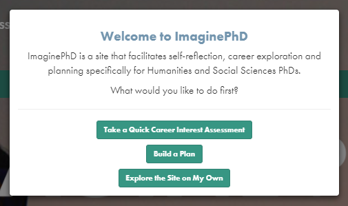 ImaginePhD welcome