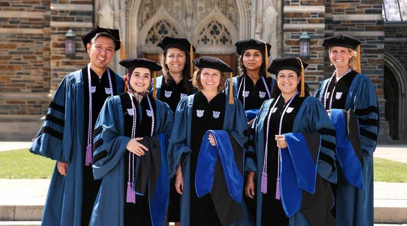 Group shot of PhD Nursing students at Duke University 