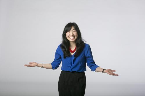 Irene Liu smiles