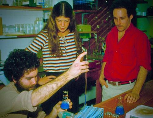 Brenowitz in the lab 1977