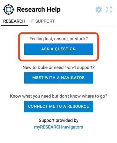 Research Help screenshot