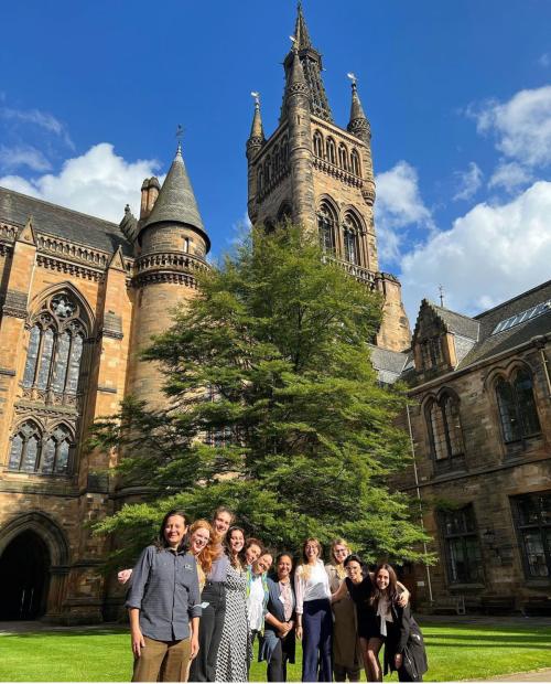 Some of the participants of the Reproductive Rights conference at the University of Glasgow
