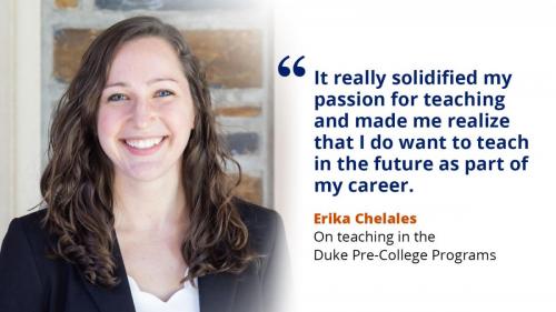  "It really solidified my passion for teaching and made me realize  that I do want to teach  in the future as part of  my career."