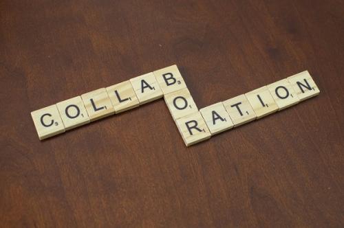Collaboration (spelled out in letter tiles)