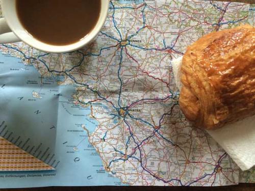 Archival research in France runs on coffee and croissants.